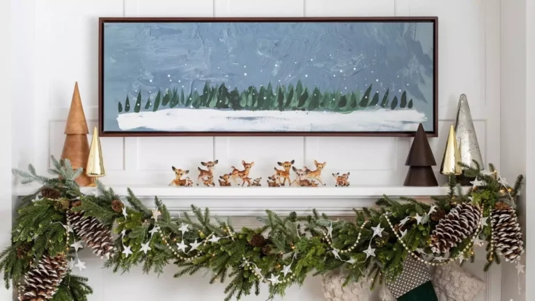 christmas fireplace decor ideas