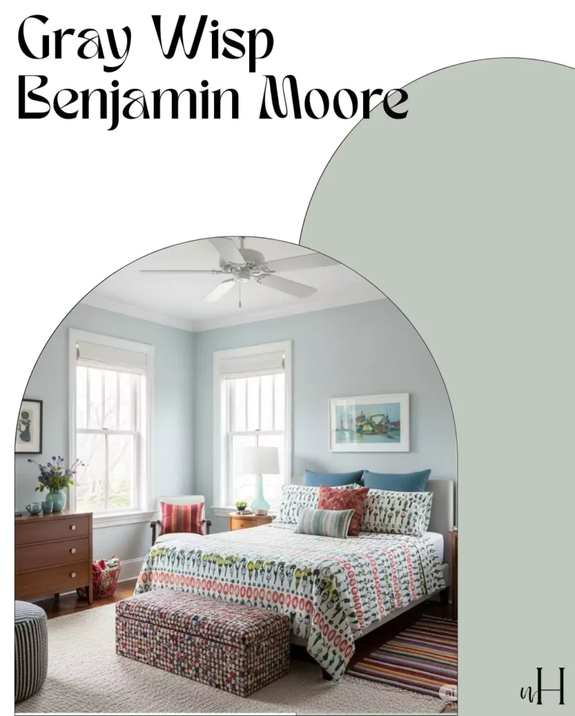 Benjamin Moore Gray Wisp vs Quiet Moments