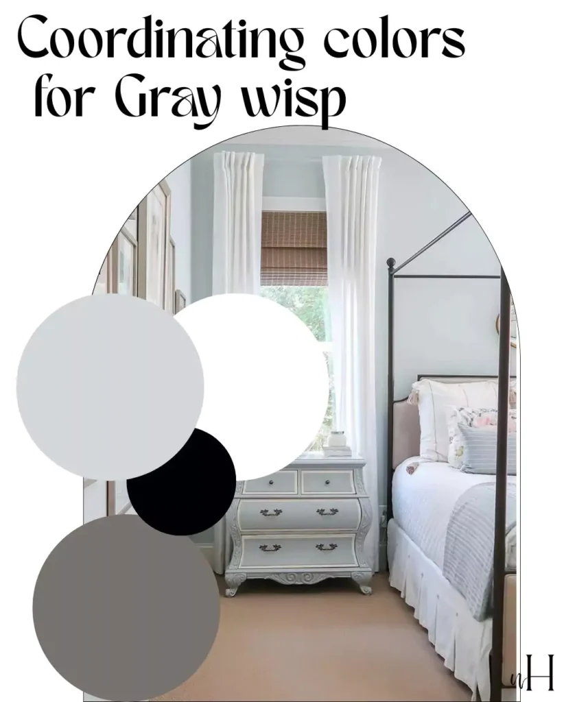 Benjamin Moore Gray Wisp vs Quiet Moments