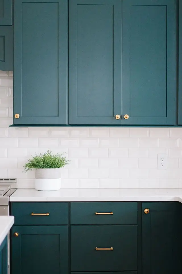 Dark Green Cabinet