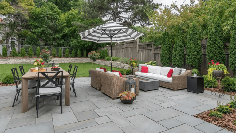 Bluestone patio cleaning