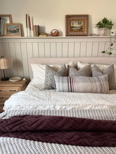 Accessible Beige vs Agreeable Gray Bedroom