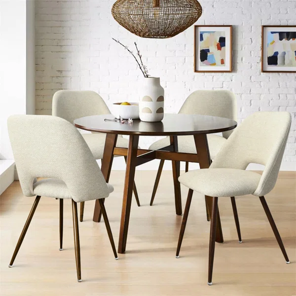 block base upholstered dining chairs