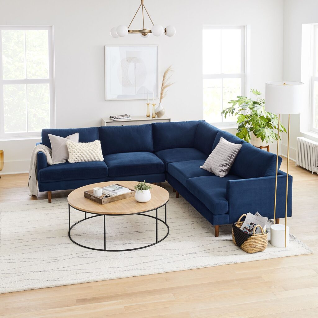  Velvet Sectional and Couches