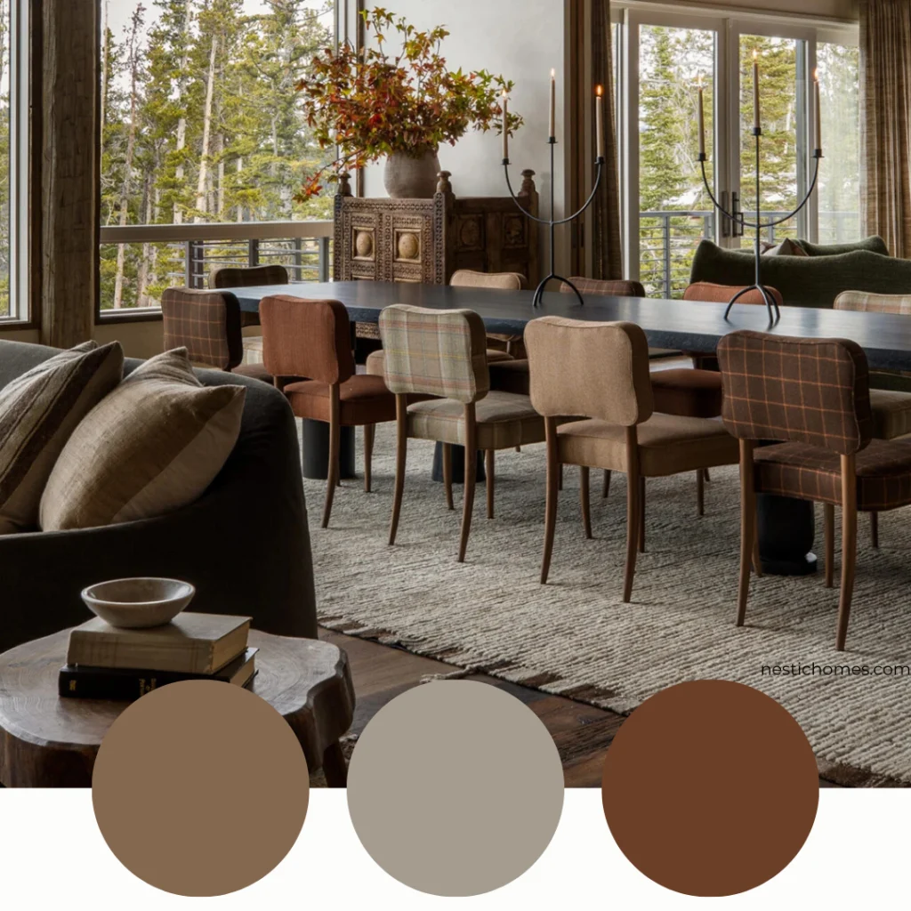 Earth Tone Color Palettes livingroom