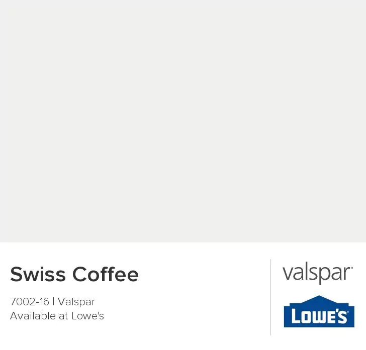 Best Swiss Coffee Paint Color