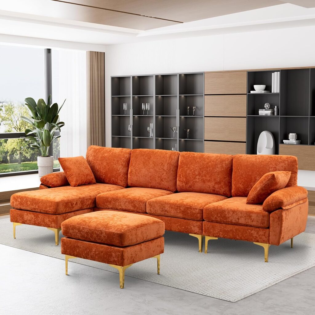  Velvet Sectional and Couches