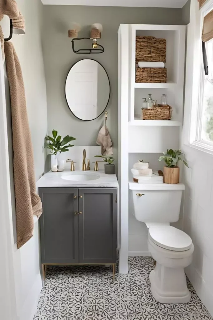 Small Half Bathroom Ideas Shared by Experts for Timeless Look