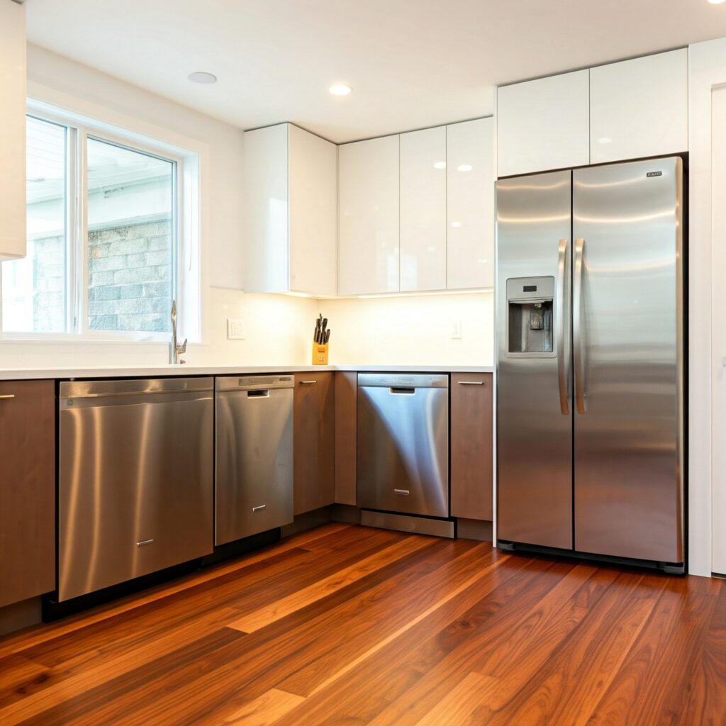 Kitchen Ideas with Brazilian Cherry Floors  