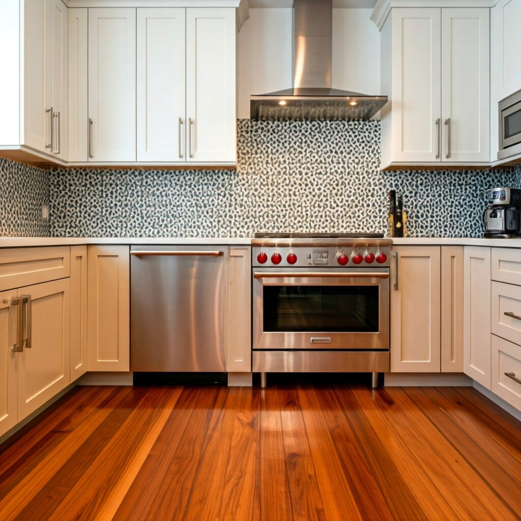 Kitchen Ideas with Brazilian Cherry Floors  