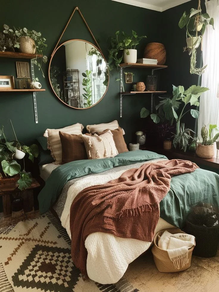 Dark Green Bedroom Ideas 