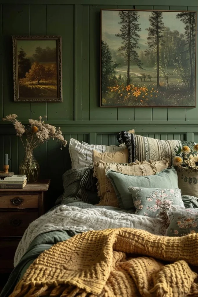 Dark Green Bedroom Ideas 