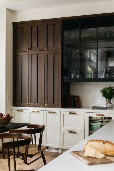 Brown Kitchen Cabinet Ideas by nestichomes