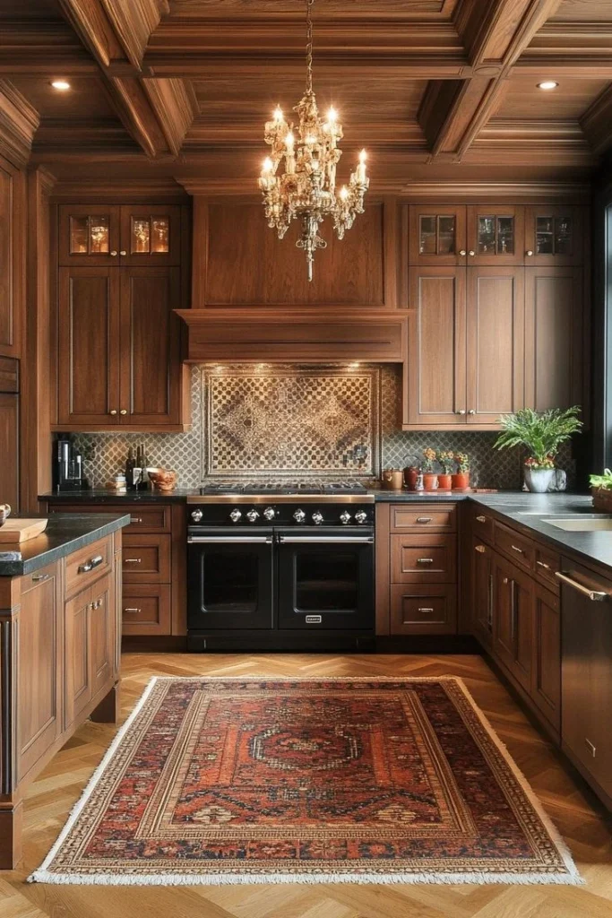 Brown Kitchen Cabinet Ideas by nestichomes