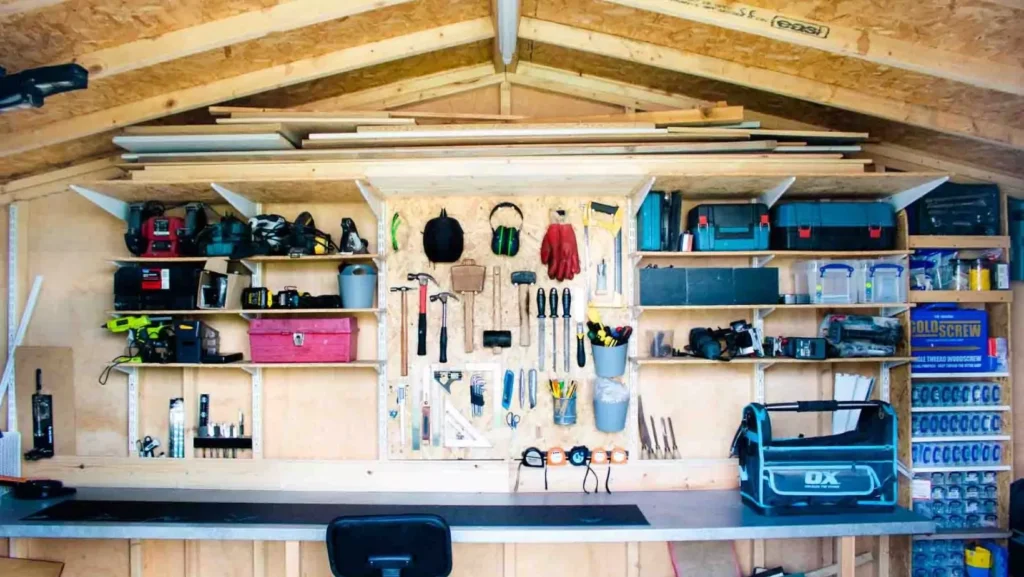 shed storage ideas