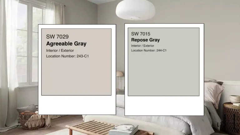 Sherwin Williams Repose Gray vs Agreeable Gray:
