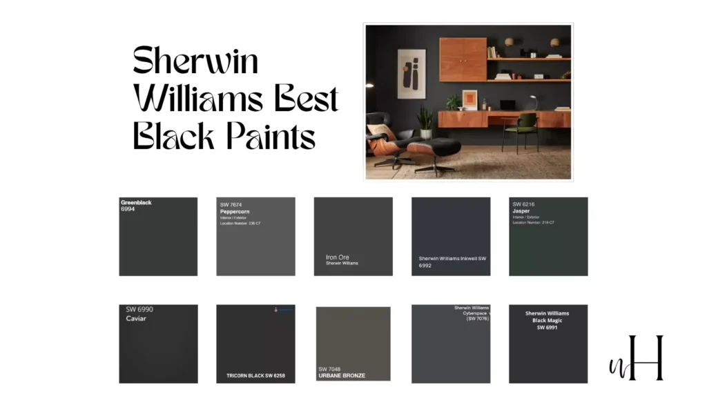 Popular Sherwin-Williams Black Paint Colors