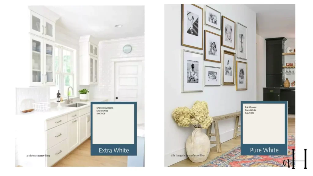 sherwin williams pure white vs extra white