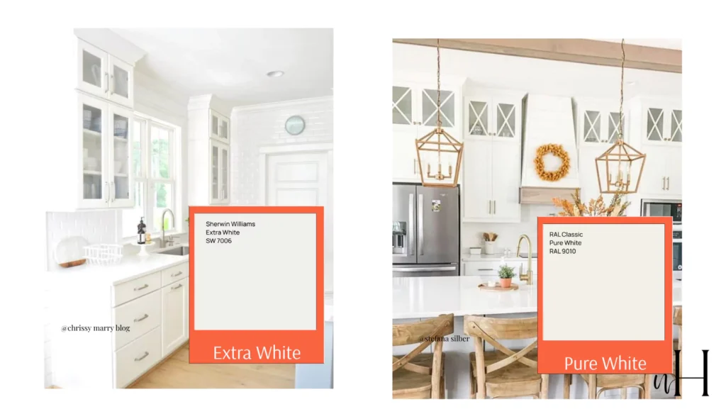 sherwin williams pure white vs extra white