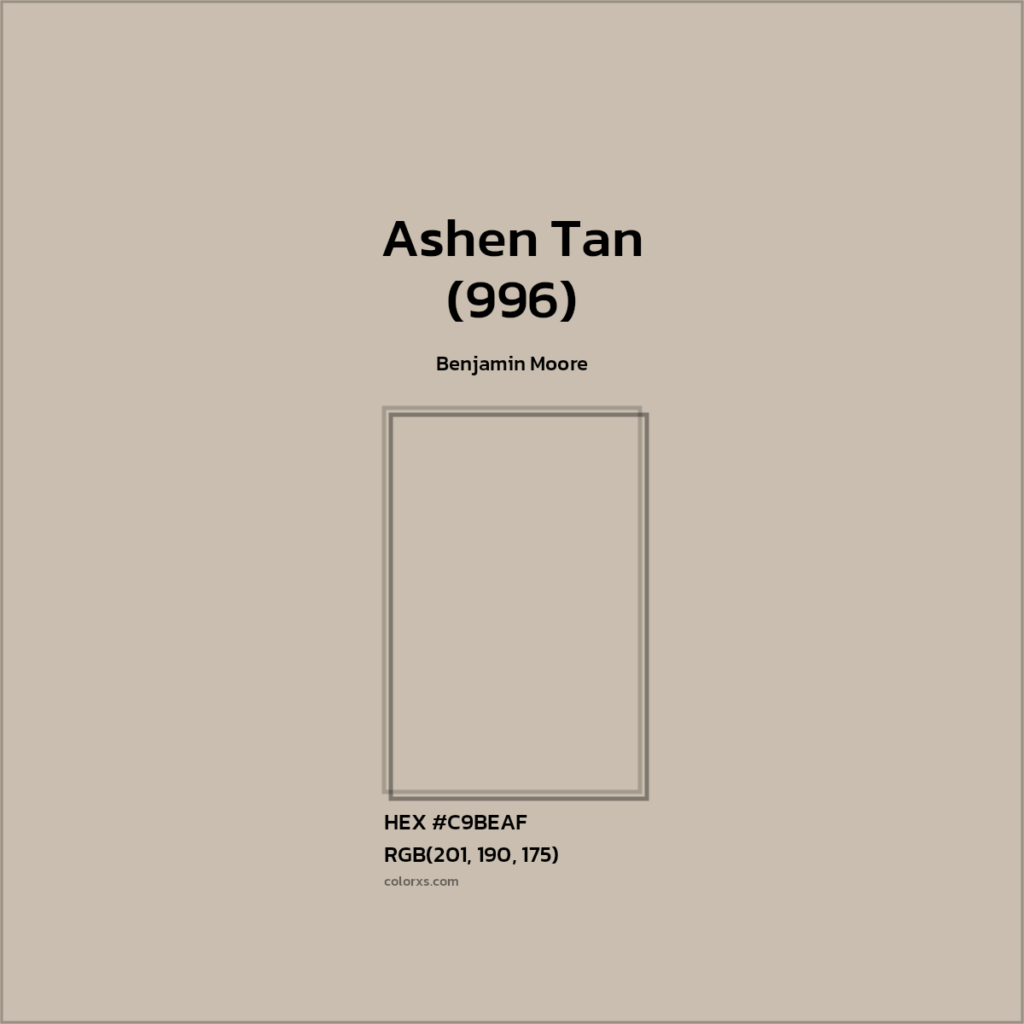 Ashen Tan 996:Benjamin Moore-