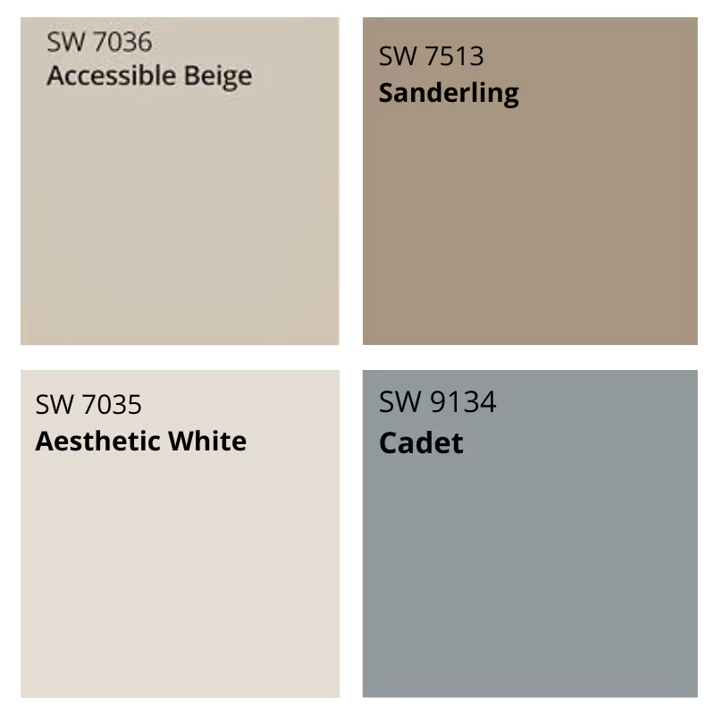  Sherwin-Williams Accessible Beige (SW 7036)
