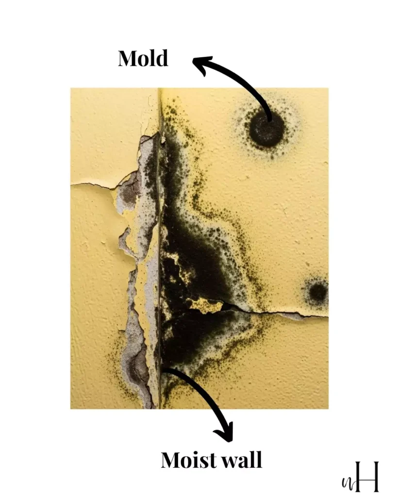 how to clean mold from painted walls