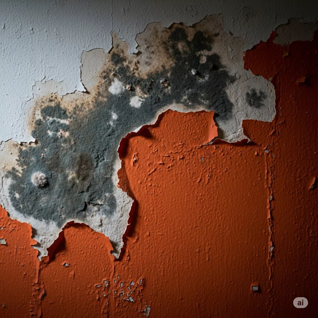 how to clean mold from painted walls