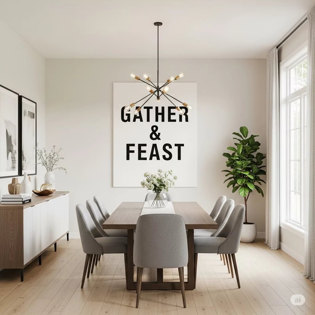 Stylish Wall Hanging Ideas for Dining Room