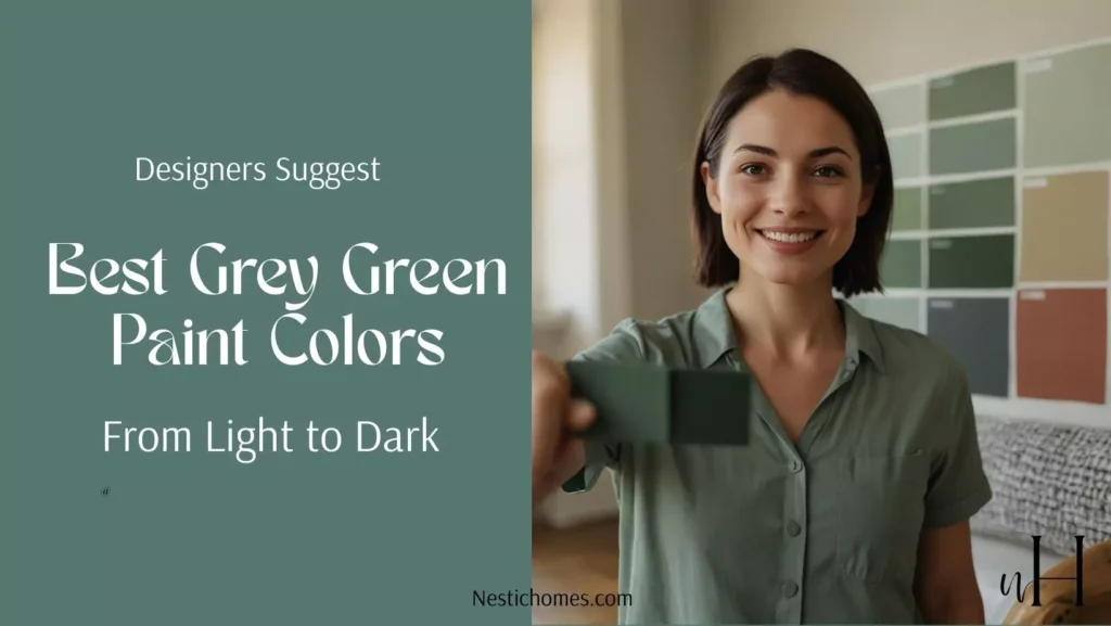Best Grey Green Paint Colors
