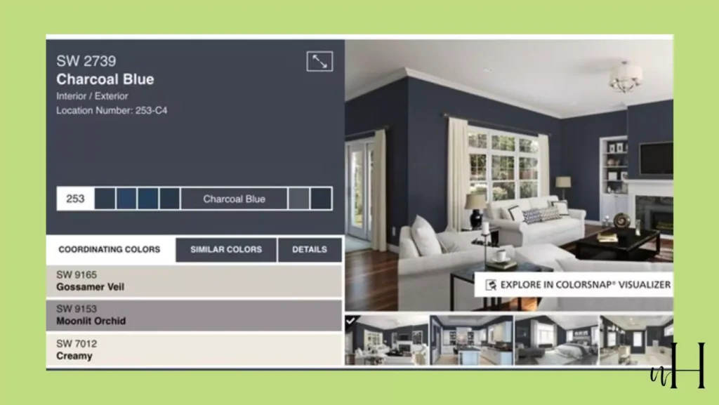 charcoal blue sw 2739 sherwin williams 68a7e8dfa2e97home and garden