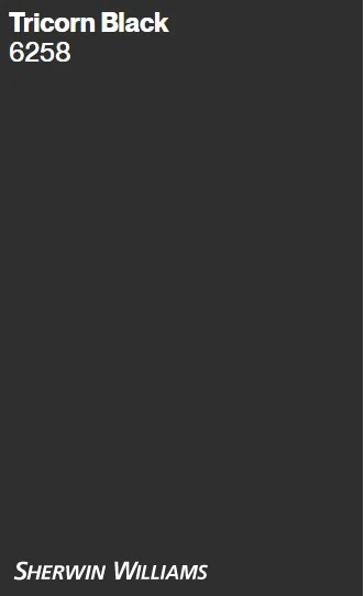 Greenblack SW 6994 Sherwin Williams