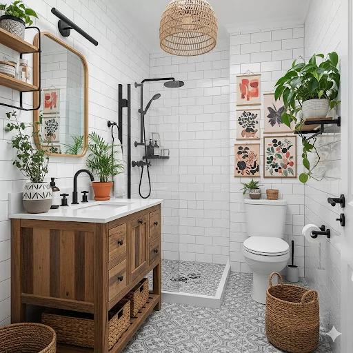White-Gray Bathroom Remodel Ideas