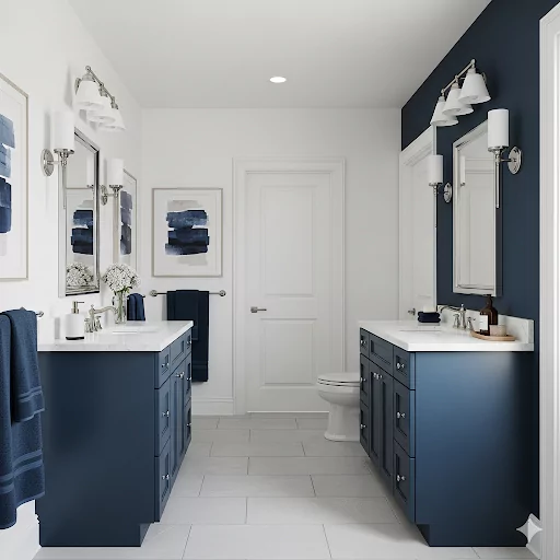 White-Gray Bathroom Remodel Ideas