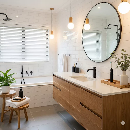 White-Gray Bathroom Remodel Ideas