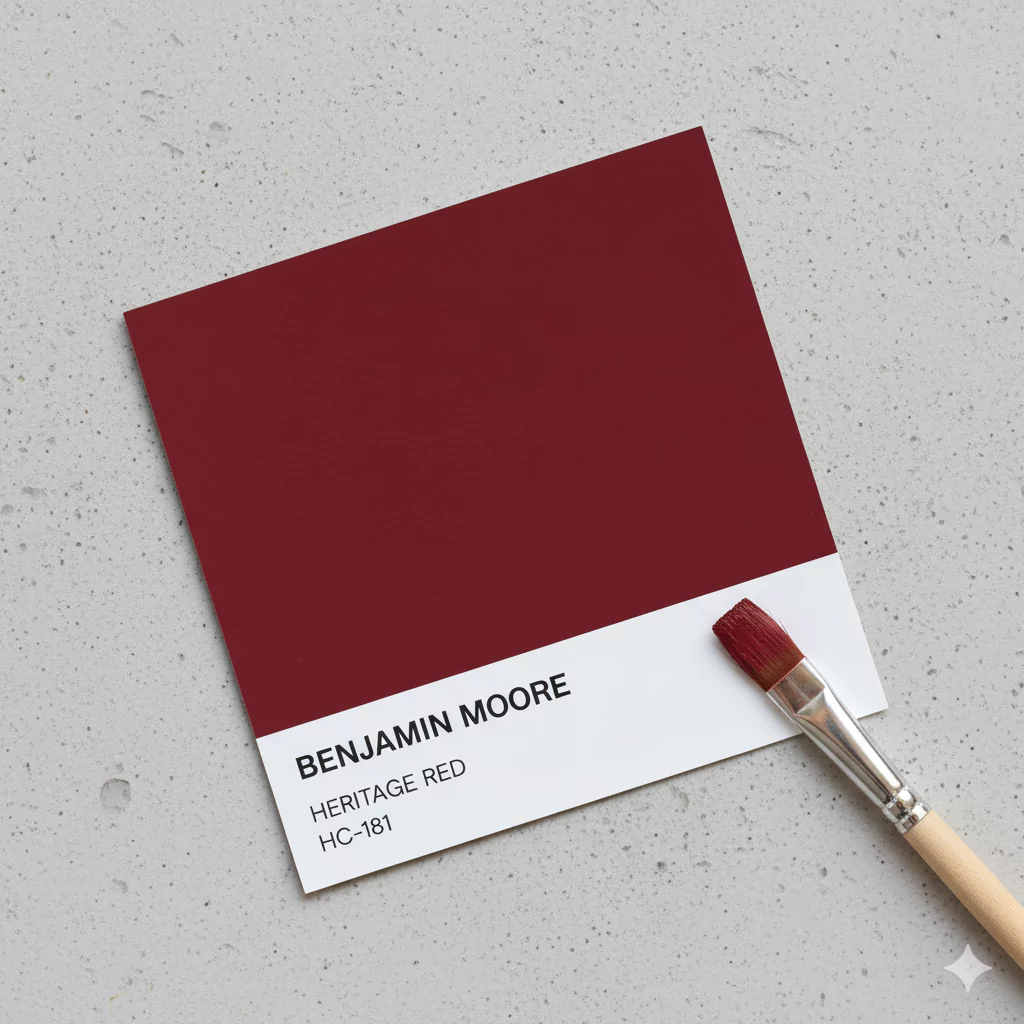 Heritage Red HC-181 Benjamin Moore

