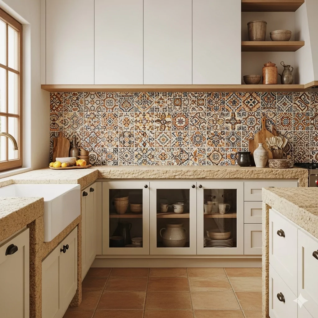 Cream Colored Kitchen Cabinet 