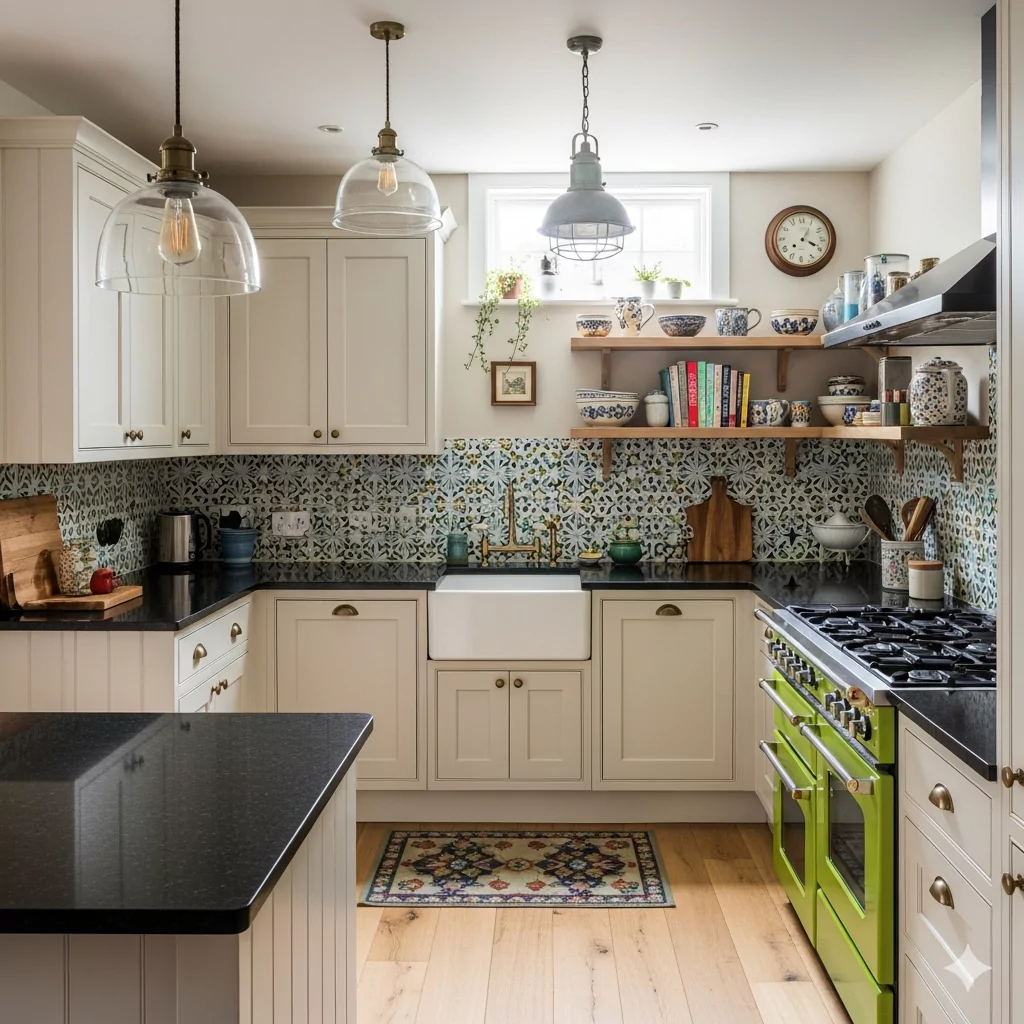 Cream Colored Kitchen Cabinet 